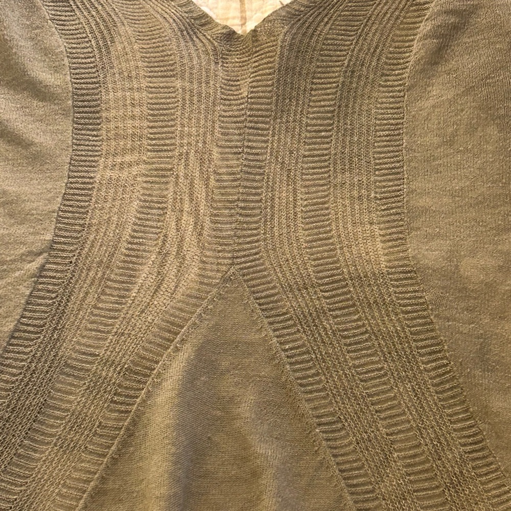 Women’s Chico’s Size 2 Olive Featherweight Cardigan, a style essential! - Picture 7 of 11